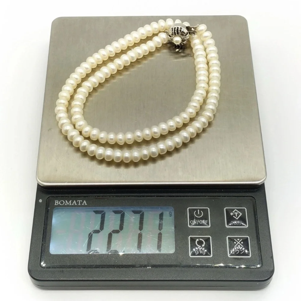 Pearl Necklace Stainless Steel - Picture 9 of 9